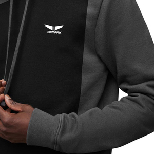 Sudadera de hombre de peso pesado de poliéster y algodón con logotipo personalizado Sudadera con capucha gruesa pesada en blanco hombro caído 400/460/500 Gsm estampado regular - Product Image 3