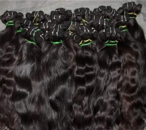 Extensions de cheveux humains indiens vierges, paquets de mèches naturelles bouclées 100% vierges, cheveux bruts non traités pour femmes noires - Product Image 5
