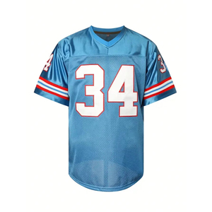 Camiseta de fútbol americano con diseño personalizado, ropa deportiva de secado rápido y manga corta, camiseta sublimada personalizada - Product Image 6