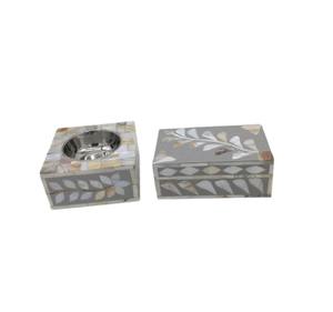 Luxury Modern Resin Incense Burner with <b>Bone</b> Inlay Best Quality Handmade Bakhoor Holder Direct from India Wholesaler - Product Image 4