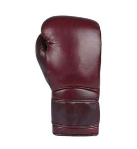 Gants de boxe en cuir de style mexicain avec poils de cheval, doigts entiers, évacuation de l'humidité, gants d'entraînement Sanda pour usage professionnel - Product Image 2