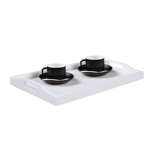 Best Quality Wooden <b>Tray</b> in Rich Mahogany Color with Classic Rectangular Shape and Smooth Finish Ideal for Stylish <b>Serving</b> - Product Image 4