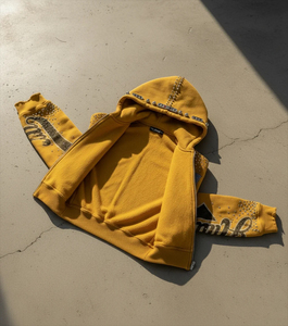 Sudadera con Capucha de Moda Urbana, con Cierre, Bordado Personalizado, Estampado, Elegante, para Hombre, Precio de Mayoreo - Product Image 2