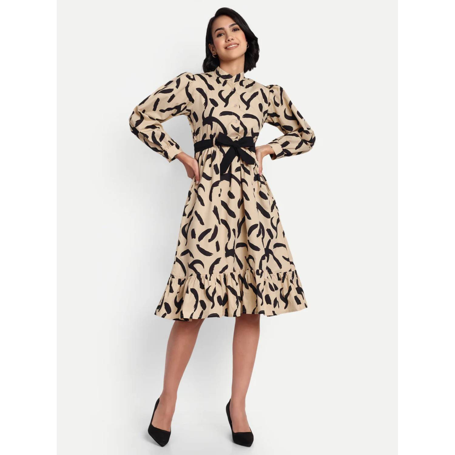 sachin and babi light blue dress Black Church Women