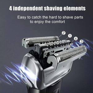 Cabezal de Repuesto Compatible de 1 Pieza para Afeitadora Eléctrica Plateada, para Afeitadoras Rotatorias - Product Image 2