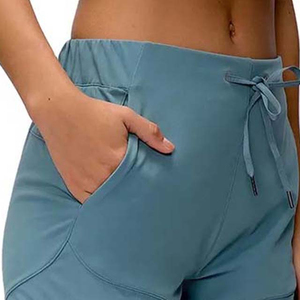 Pantalones cortos hechos a medida de alta calidad personalizados con cordón para correr pantalones cortos de gimnasio telas de rizo para hombres y mujeres pantalones cortos de sudor - Product Image 3