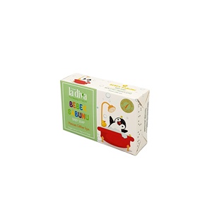 Cartons en carton recyclables personnalisés avec logo, pelliculage mat et revêtement UV pour savon de bain pour bébé, vente en gros - Product Image 4