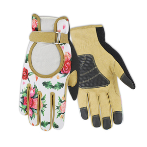 ถุงมือผ้าฝ้ายกันลื่นและทนต่อการสึกหรอเข้ากันได้กับหน้าจอสัมผัสป้องกันที่มีความยืดหยุ่นสำหรับการจัดการในชีวิตประจำวันและหญ้า - Product Image 3