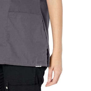 Top ventes OEM, vente en gros, design personnalisé, uniforme d'hôpital pour femmes, hauts de gommage pour soins infirmiers, ensemble de gommage aux figues, haut tunique pour soins infirmiers - Product Image 4