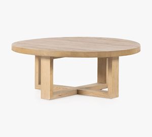 Round <b>Coffee</b> <b>Table</b> Made of Teak Wood for Garden Furniture- Abby - Product Image 1