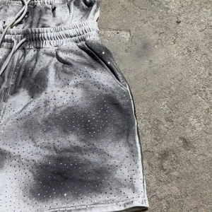 New Nylon Windbreaker Set Men <b>Hoodie</b> <b>Short</b> Set Zipper Windbreaker Hoodies and <b>Shorts</b> 2 Piece Set Men's - Product Image 2