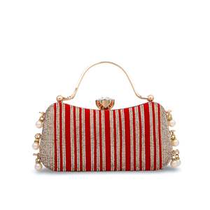 <b>Red</b> Women's Bridal <b>Clutch</b> P15079 - Product Image 3