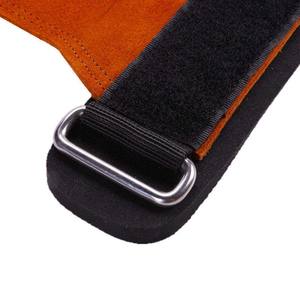 Agarraderas de Protección Profesional de Cuero Vacuno Diseño 2026 para Gimnasio, Levantamiento de Pesas, Fitness, Protección de Palmas para Levantar Pesas - Product Image 6