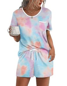 Nouveauté Été 2026 : Ensemble Décontracté Chic pour Femme – T-shirt Sans Manches en Coton Pur Couleur Unie et Short Longueur Genou Deux Pièces avec Boutons en Dentelle - Product Image 1