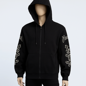 Sudaderas con Hombros Caídos para Jóvenes de Invierno |   Ropa Urbana de la Generación Z |   Opciones de Pedrería Bordada Impermeable |   Fábrica OEM/ODM - Product Image 2