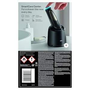 Afeitadora Eléctrica para Hombre, Húmeda/Seca e Impermeable, Mini Recortadora de Barba IPX7, Depiladora Corporal con Sistema de Limpieza y Carga - Product Image 1