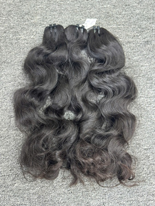 เครื่องทำผมหยักศกธรรมชาติผมลอนคลื่นสี1B จากเวียดนามเครื่องทอผมสองชั้น100% คุณภาพสูง - Product Image 6