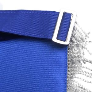 Tablier de maître maçon de luxe écologique personnalisé motif carré bleu - Product Image 4