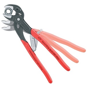 For KNIPEX SmartGrip Water Pump Pliers 250mm 10-36mm <b>Clamping</b> Range Grey Atramentized Polished Plastic Coating - Product Image 4