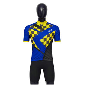 Vêtements de cyclisme d'été en gros pour hommes, taille plus, respirants, confortables, ensembles de maillots de vélo, colorés, de haute qualité, 100% - Product Image 1