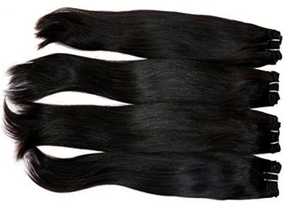 Mechones de cabello indio ondulado Natural Premium de alta calidad Cabello indio Premium de alta calidad en India - Product Image 2