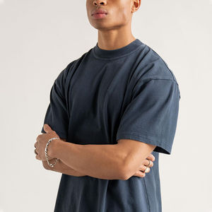 Grande taille hommes goutte épaule 100% épais personnalisé poids lourd T-Shirt Oem blanc poids lourd coton T-Shirt surdimensionné T-shirt blanc - Product Image 4