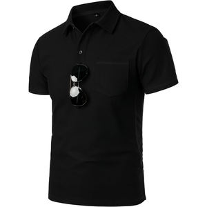 Logo personnalisé Usine chinoise à manches courtes de haute qualité 100% coton Vêtements de sport pour hommes Polos de golf avec col Style Polo T-Shirt - Product Image 6