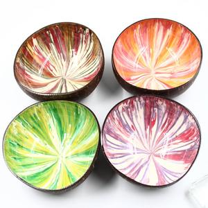 Cuenco de cáscara de coco lacado superventas, hermosos cuencos de coco lacados vietnamitas - Product Image 1