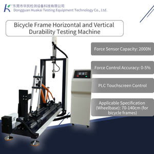 Testeur d'endurance horizontal vertical à deux axes pour cadre de bicyclette Machine de résistance à la fatigue à servocommande PLC pour bicyclettes - Product Image 2