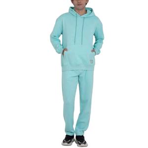 Nuevo Conjunto Deportivo Personalizado para Hombre, Invierno, Bordado, 100% Algodón, Sudadera Holgada con Capucha y Pantalones Jogger, 2 Piezas - Product Image 1