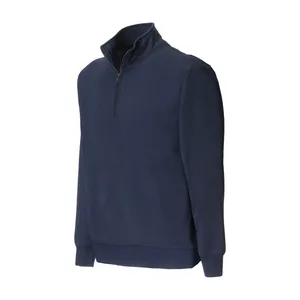 Felpa con Cappuccio e Maglione Promozionale Sostenibile UT26004 con Mezza Zip per Merchandising - Product Image 3