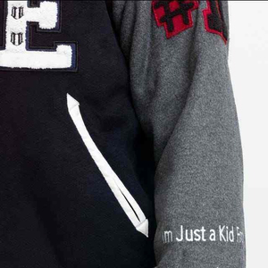 Veste Letterman universitaire de qualité supérieure pour hommes, blouson élégant de baseball universitaire avec fermeture éclair streetwear vintage, vêtements d'extérieur chauds pour l'hiver - Product Image 6