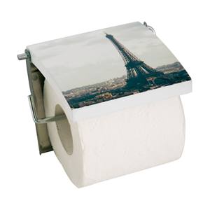 MSV "Paris" <b>toilet</b> <b>roll</b> <b>holder</b> in <b>stainless</b> <b>steel</b> 13 x 15 x 11.5 cm - Product Image 1