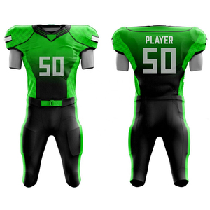 Tops sublimados bordados, uniformes de fútbol americano, ropa deportiva lisa, camisetas de fútbol americano con logotipo de equipo personalizado - Product Image 1