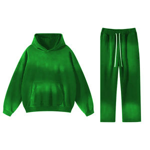 Conjunto Deportivo Holgado de Felpa de Algodón Estilo Vintage, Pantalones Deportivos Desgastados, Conjunto Deportivo Personalizado con Lavado Ácido, Haus Industries - Product Image 3