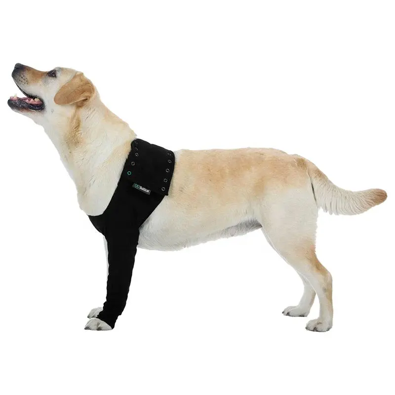 개를위한 앞다리 슬리브는 애완 동물이 콘 스트레스 대신 콘을 사용하는 것을 방지합니다.