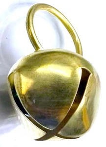 Anillo moderno de 45mm Gungroo, decoración de árbol de Navidad, cascabeles, escultura en técnica de soldadura hecha en China - Product Image 3