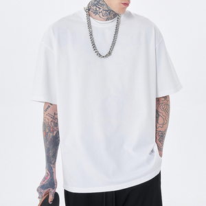 Streetwear Unisex T Shirt 100% Cotton Custom <b>Tshirt</b> Men's Oversized Heavyweight T-shirt for men - Product Image 1