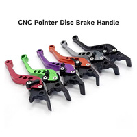 CNC motosiklet modifiye fren kolu Scooter fren debriyaj kolu ayarlanabilir kolu evrensel bisiklet Moped Scuter tankı 200CC için fit