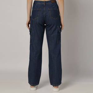 2026 pantalones de mezclilla teñidos lisos para mujer estilo atractivo Pantalones vaqueros de moda para mujer fabricante de Pakistán pantalones vaqueros para mujer - Product Image 3