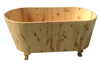 Baignoire à tremper/baignoire en bois de pin/baignoire en bois Anna
