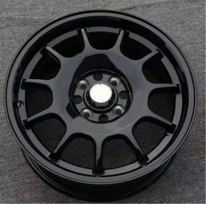 Tiptop <span class=keywords><strong>15</strong></span> pulgadas neumáticos de rueda de aleación del mercado de accesorios 35Mm Offset <span class=keywords><strong>4X100</strong></span> 8X100/114,3 15X7.0J <span class=keywords><strong>llantas</strong></span> con labio de máquina negro - Product Image 2