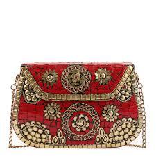 Bolso de Mano Tipo Clutch con Mosaico Kundan de Alta Calidad, Hecho a Mano, para Bodas, Fiestas y Eventos Nocturnos, de Lujo - Product Image 2