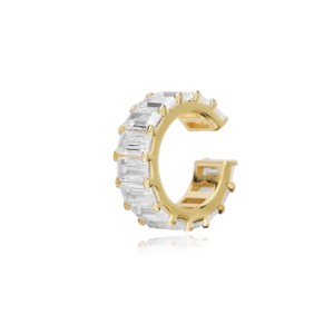 Pendientes de cartílago Baguette CZ, hechos a mano en Turquía, joyería de plata de ley 925 al por mayor - Product Image 3
