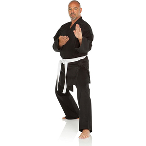 Uniforme de Taekwondo de tejido de perlas de algodón Unisex, diseño personalizado, Karate Gi para entrenamiento BJJ, ropa deportiva OEM con logotipo frontal - Product Image 4