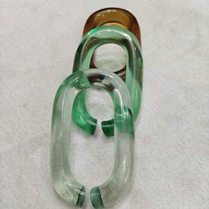 Eslabones de Cadena de Resina Transparente de Lujo para Decoración del Hogar Personalizada y Aplicaciones Decorativas de Pared, Multicolores - Product Image 6