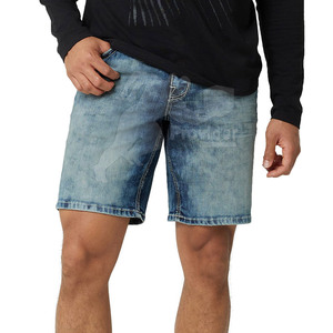 Meilleure vente Short en jean pour homme Short en jean respirant à séchage rapide En stock Short en jean pour homme de haute qualité pour l'entraînement - Product Image 1