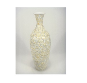 Florero de nácar Florero decorativo hecho a mano natural de nuevo diseño para la decoración del hogar - Product Image 1