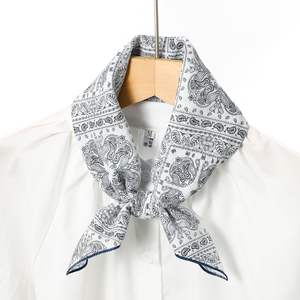 ผ้าพันคอแฟชั่นไร้รอยต่อทำจากผ้าฝ้าย100% ผ้าพันคอลายจุดสี่เหลี่ยมสำหรับงานแต่งงานฤดูใบไม้ผลิ - Product Image 1