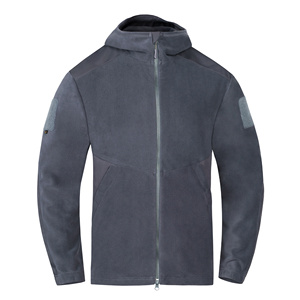 Veste de terrain à capuche pour homme, mi-saison, fermeture éclair, respirante, 100% polyester microfleece, anti-UV, séchage rapide, multi-poches, FROGMAN - Product Image 1